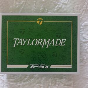 TaylorMade TP5x Golf Balls in Green Box